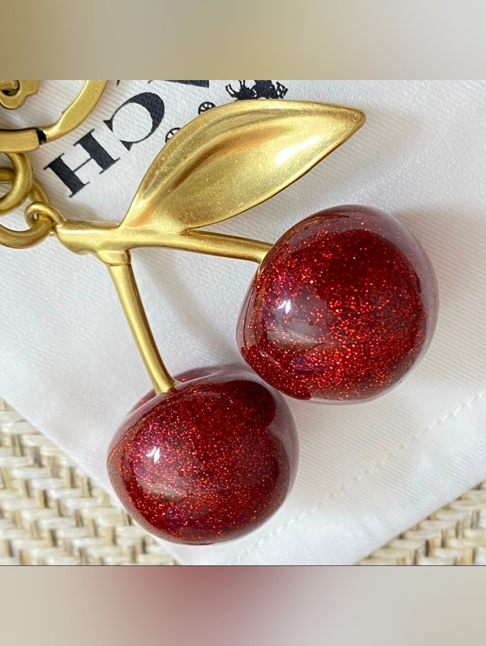 COACH Cherry Bag Charm - Picture 4 of 5